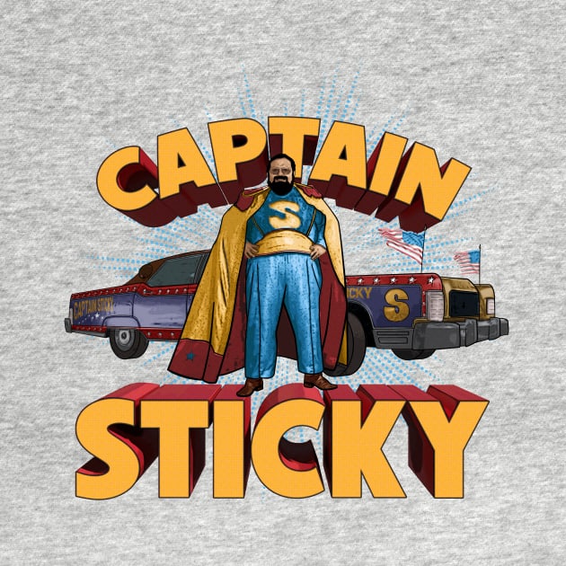 Captain Sticky by Iron Ox Graphics